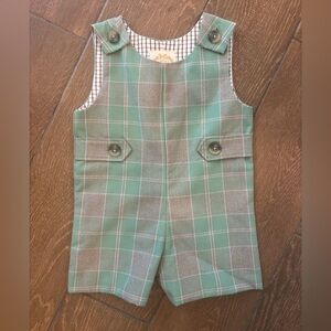 Beaufort Bonnet Charming Checkered Kids Romper 6-12 months